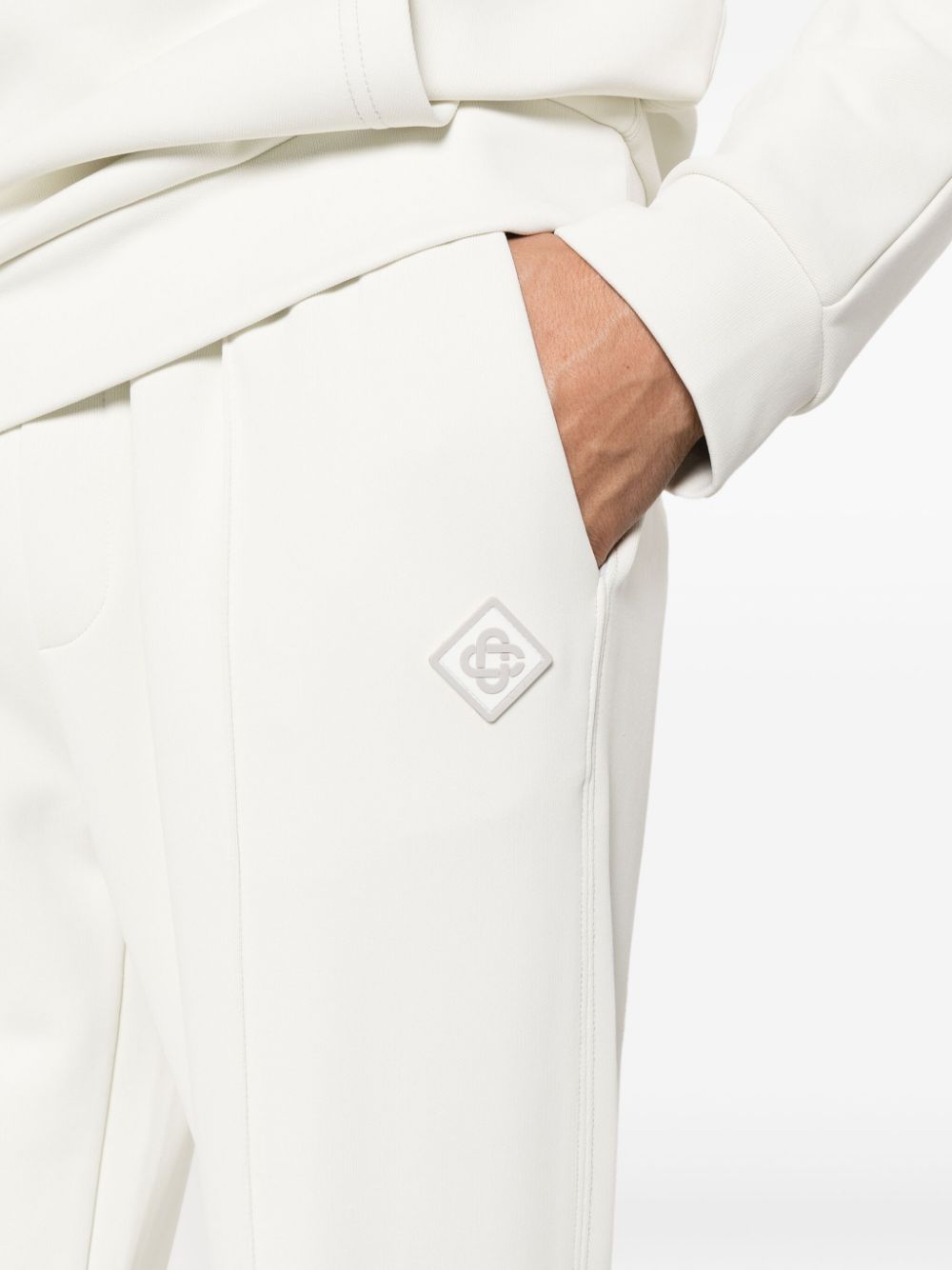 pantalon de survêtement avec logo appliqué