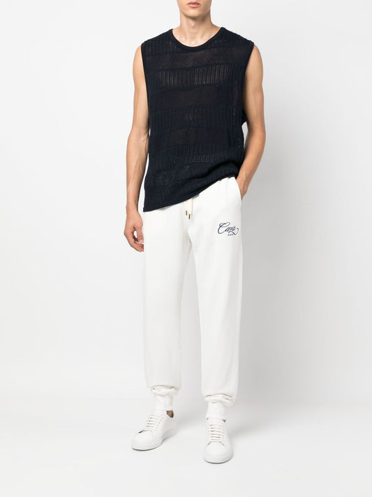 pantalon de survêtement à imprimé logo