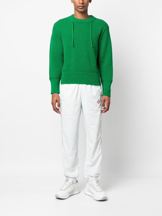 pantalon de survêtement avec patch logo