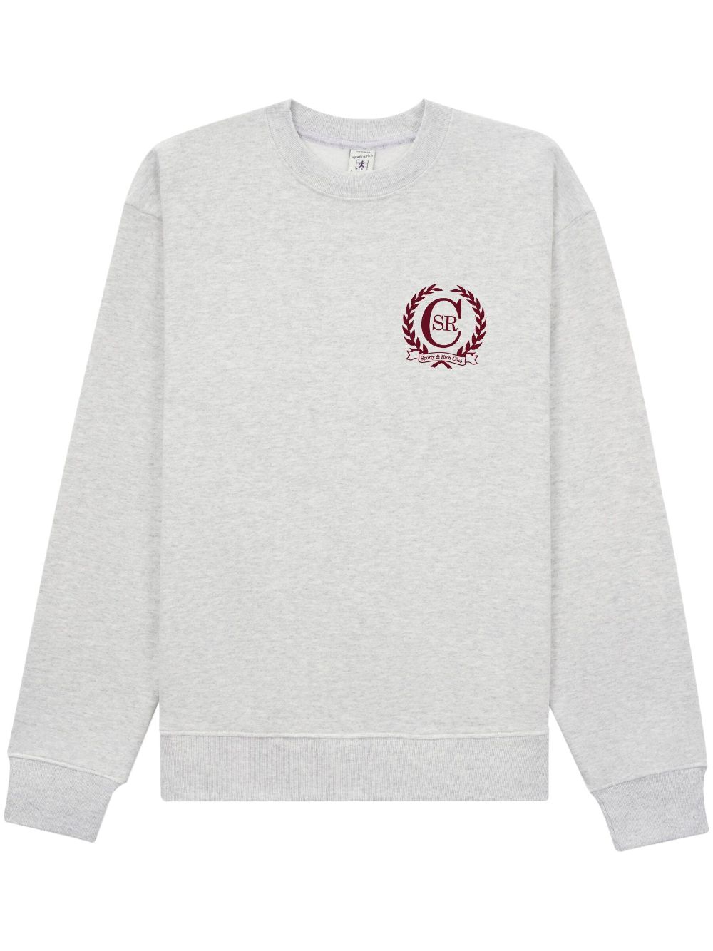 Sweat-shirt avec logo imprimé sur le blason