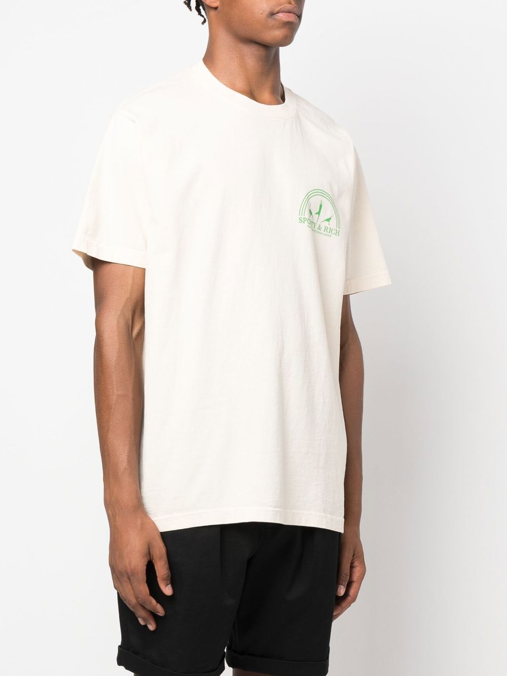 T-shirt de groupe de fitness - Crème