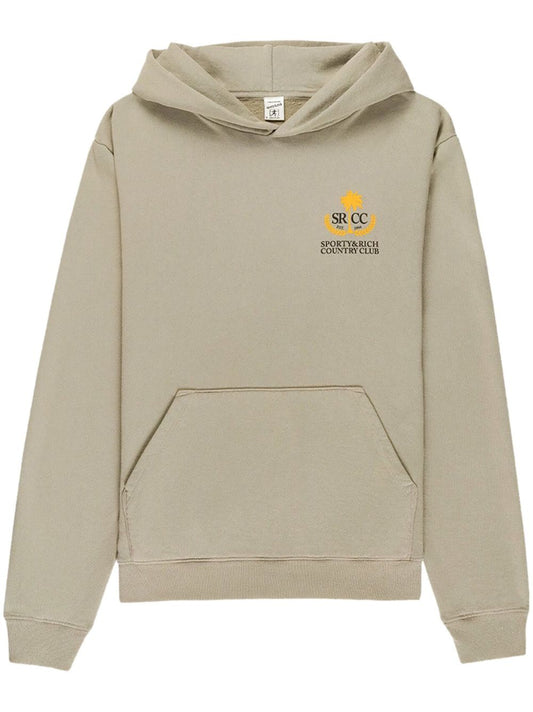 Country Club logo-print hoodie