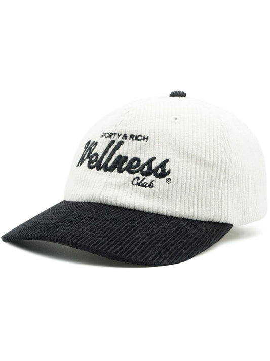 Casquette bien-être en velours côtelé