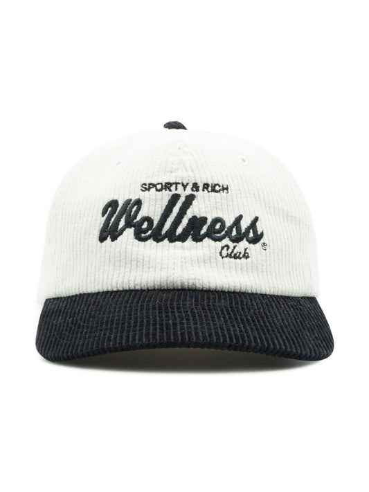 Casquette bien-être en velours côtelé