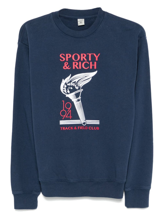 graphic-print sweatshirt