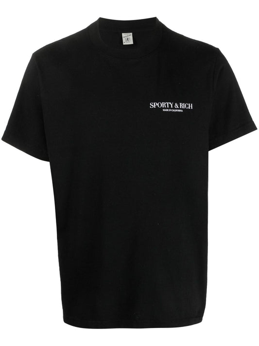 T-shirt en coton avec logo imprimé