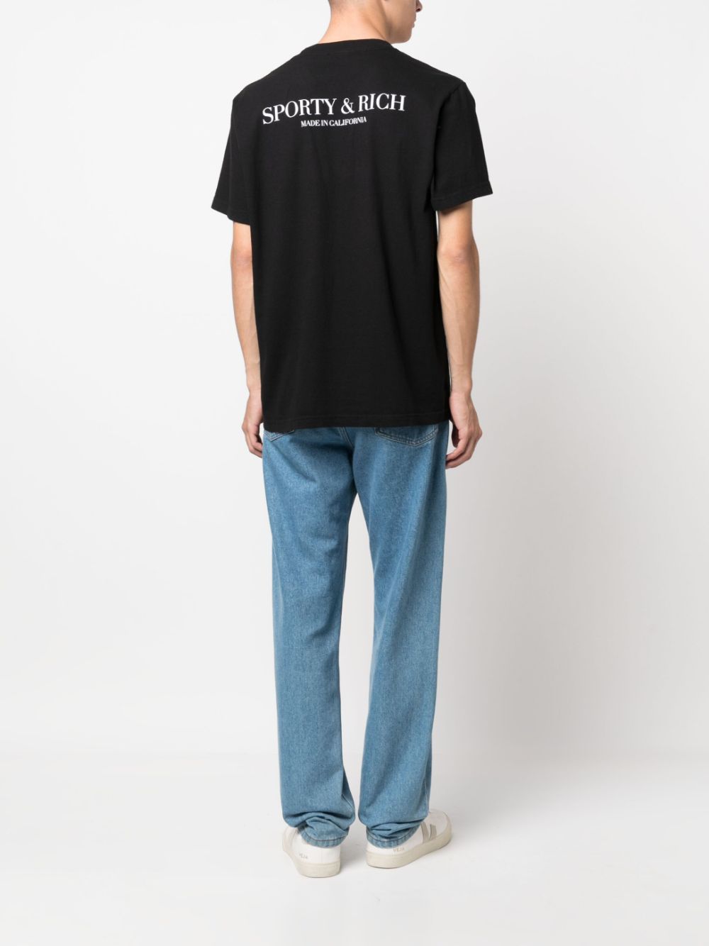 logo-print cotton T-shirt