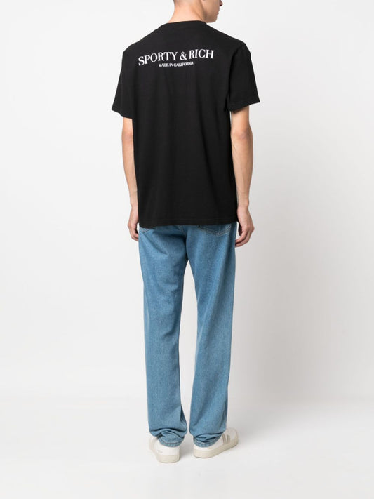 T-shirt en coton avec logo imprimé
