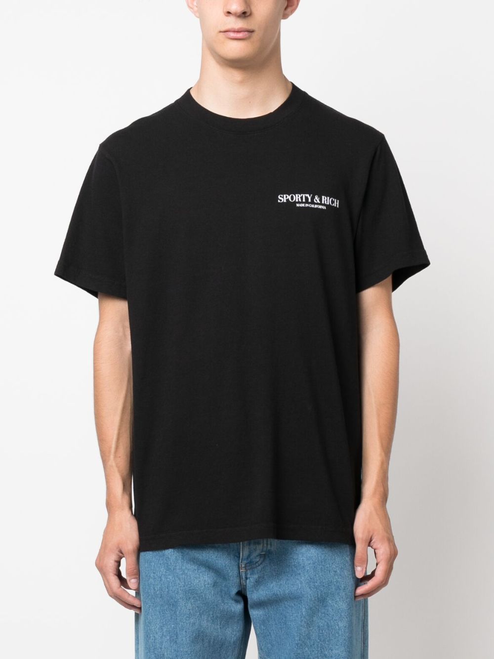 logo-print cotton T-shirt