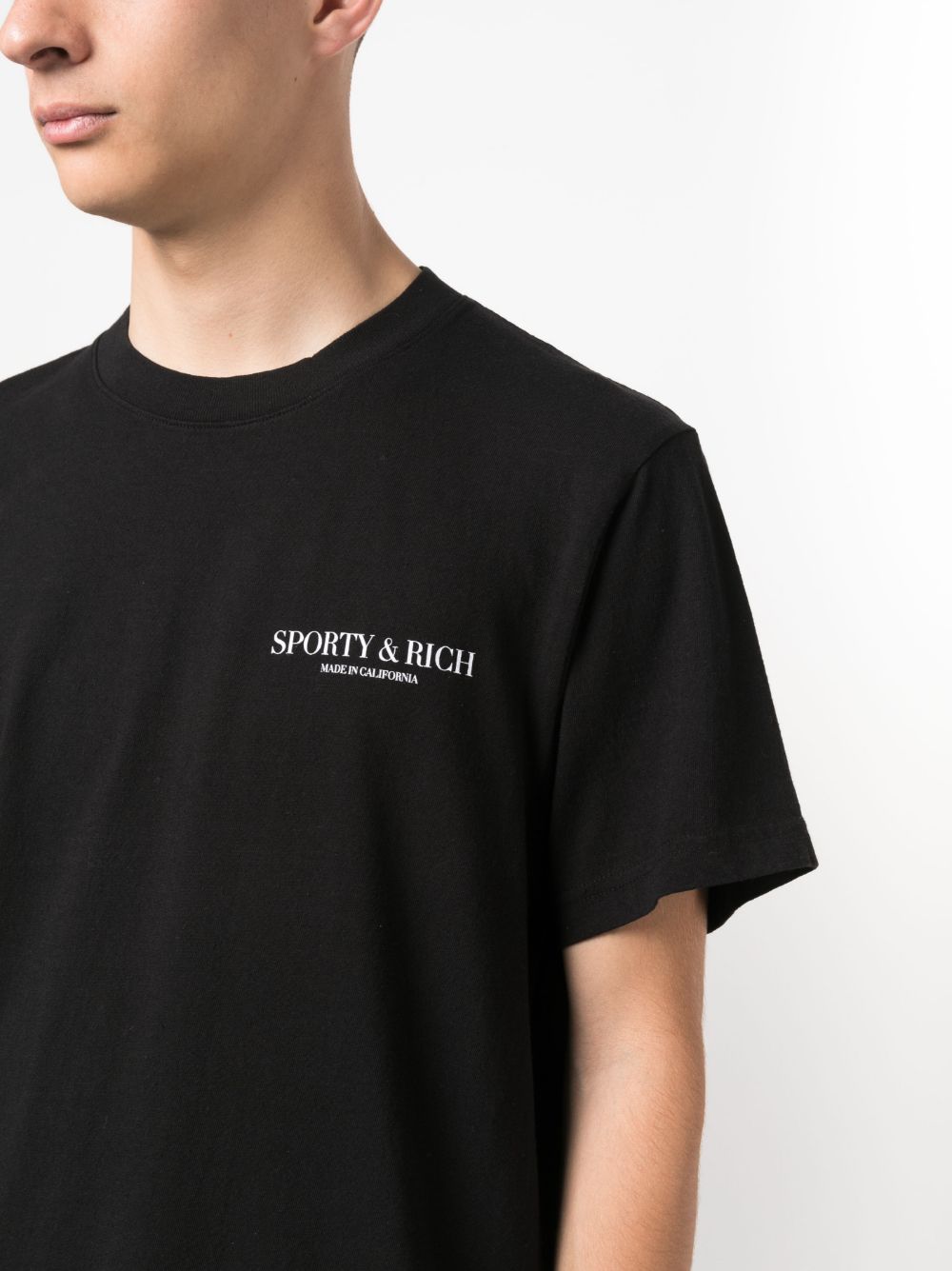 logo-print cotton T-shirt
