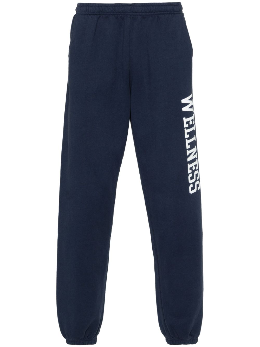 logo-print tapered trousers