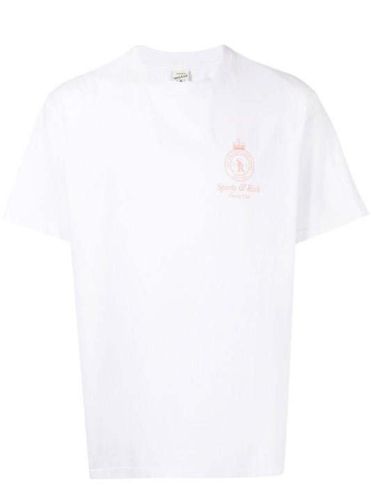 logo-print cotton T-shirt