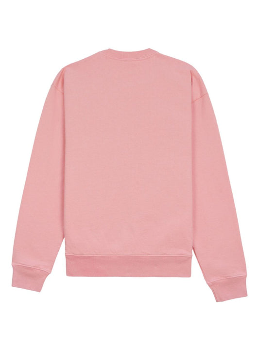 embroidered-logo cotton sweatshirt