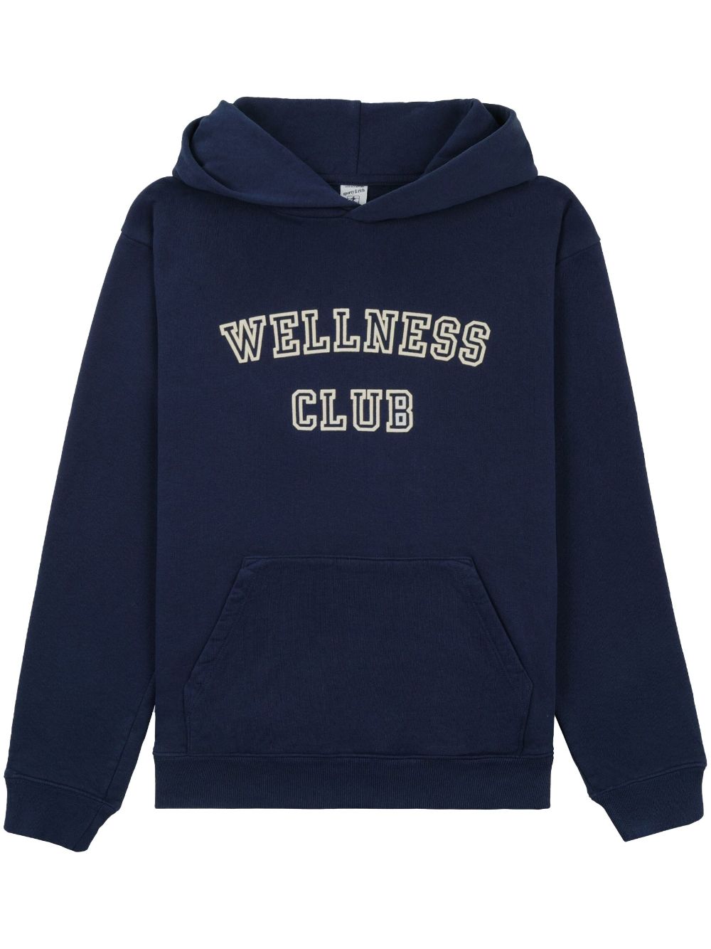 sweat à capuche en coton avec slogan imprimé