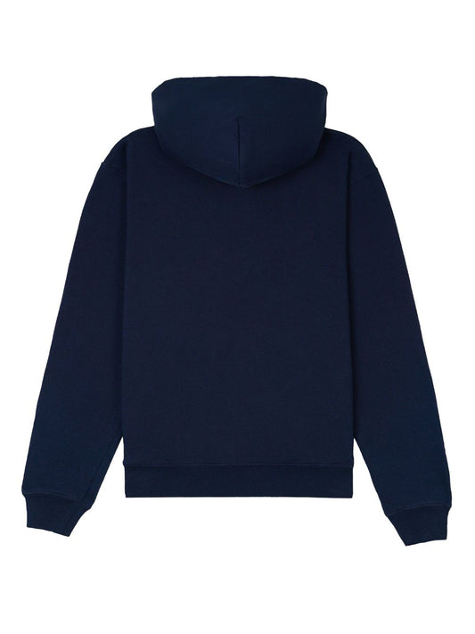 sweat à capuche en coton avec slogan imprimé