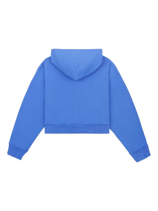 Sweat à capuche en coton avec logo imprimé