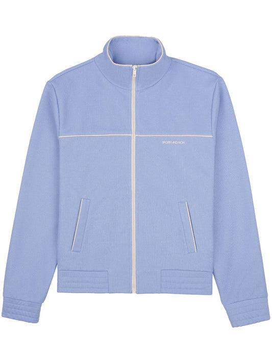veste zippée à imprimé logo