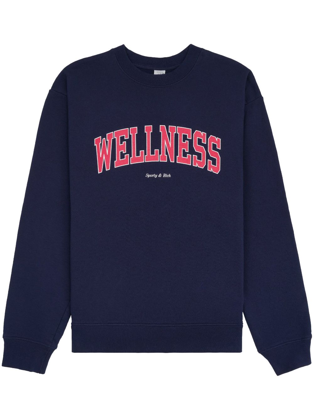 Sweat-shirt ras du cou en coton Wellness
