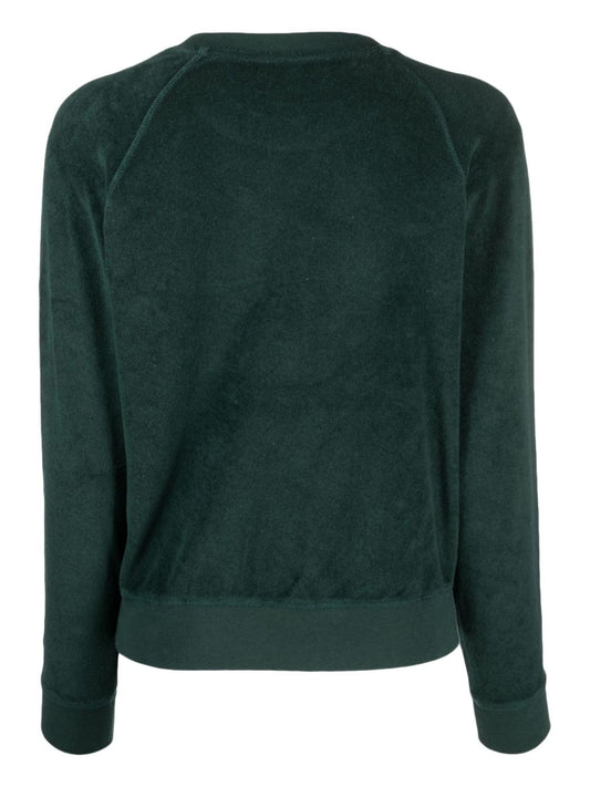 sweat-shirt en coton avec logo brodé