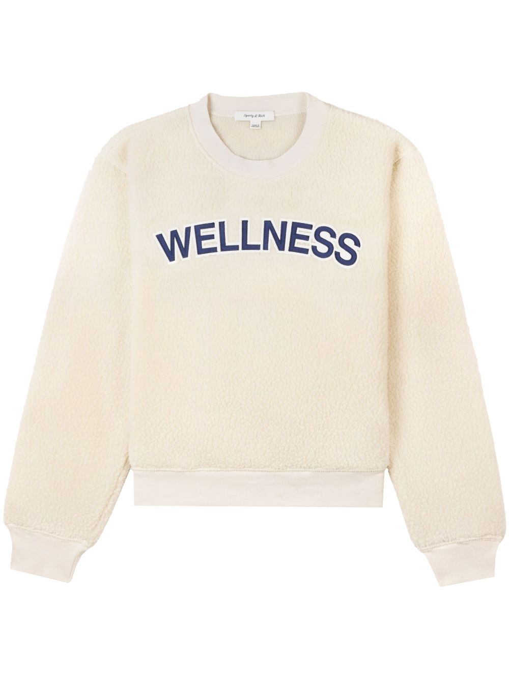 pull polaire avec patch logo