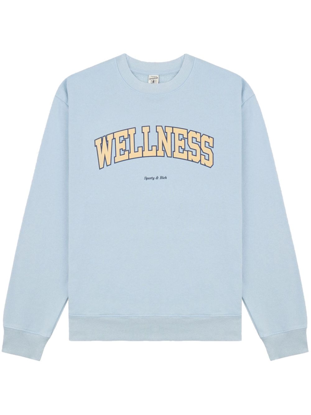 Sweat-shirt ras du cou en coton Wellness