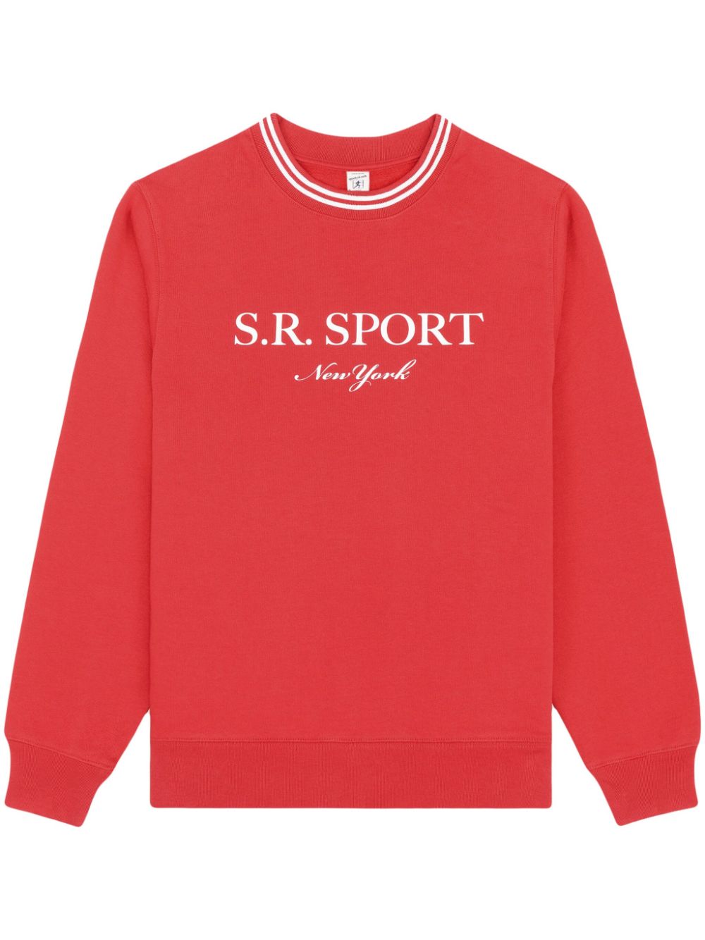 sweat-shirt ras du cou avec logo imprimé