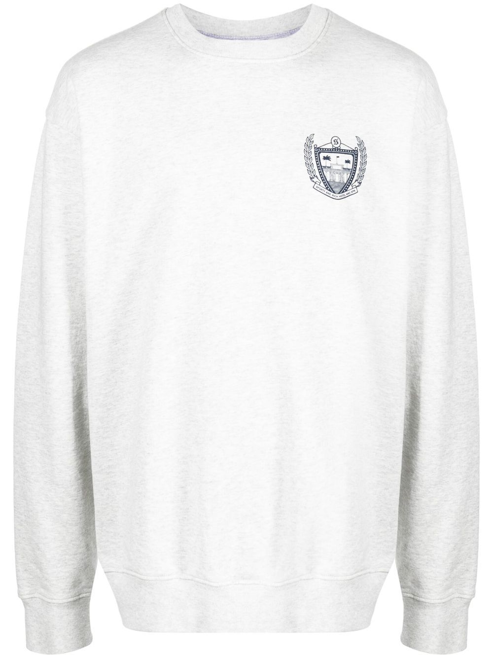 sweat-shirt ras du cou avec logo