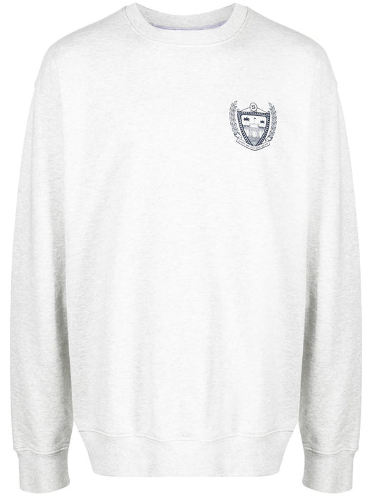 sweat-shirt ras du cou avec logo