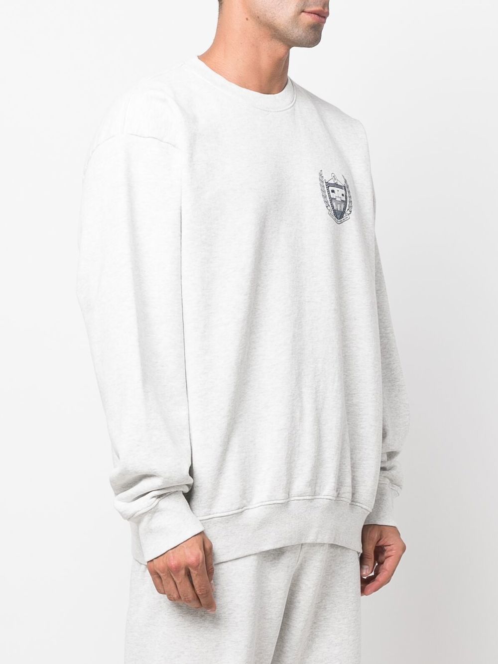sweat-shirt ras du cou avec logo