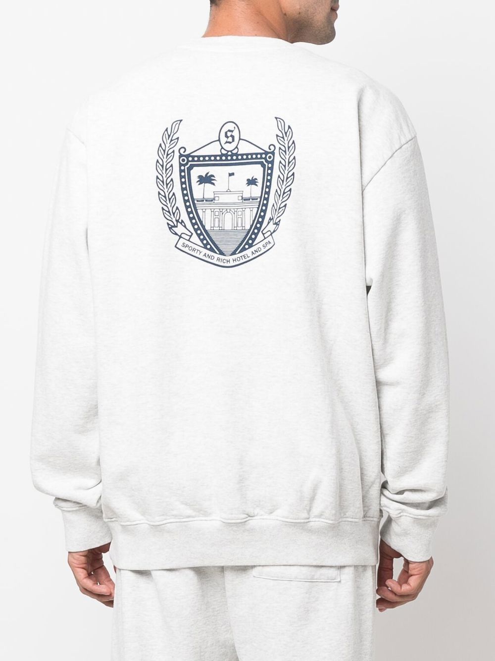 sweat-shirt ras du cou avec logo
