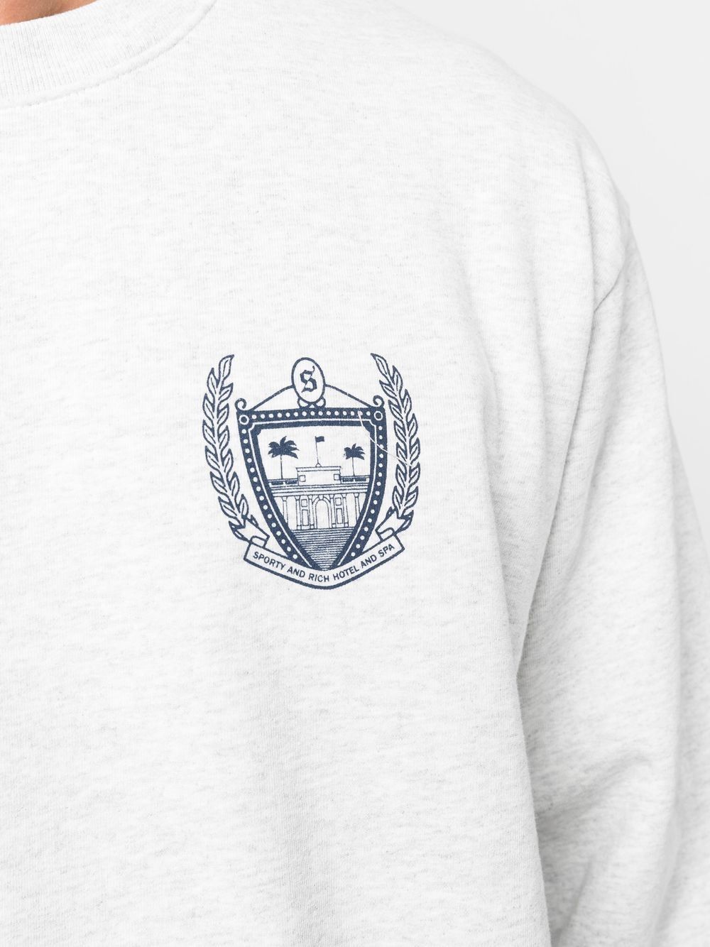 sweat-shirt ras du cou avec logo