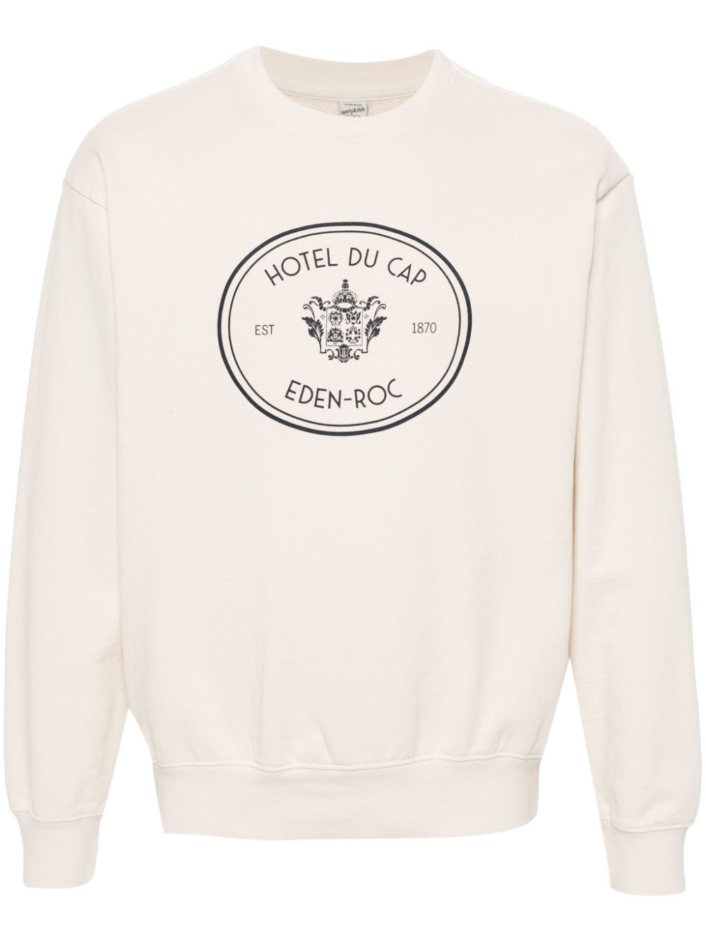 Sweat-shirt en coton avec écusson Eden