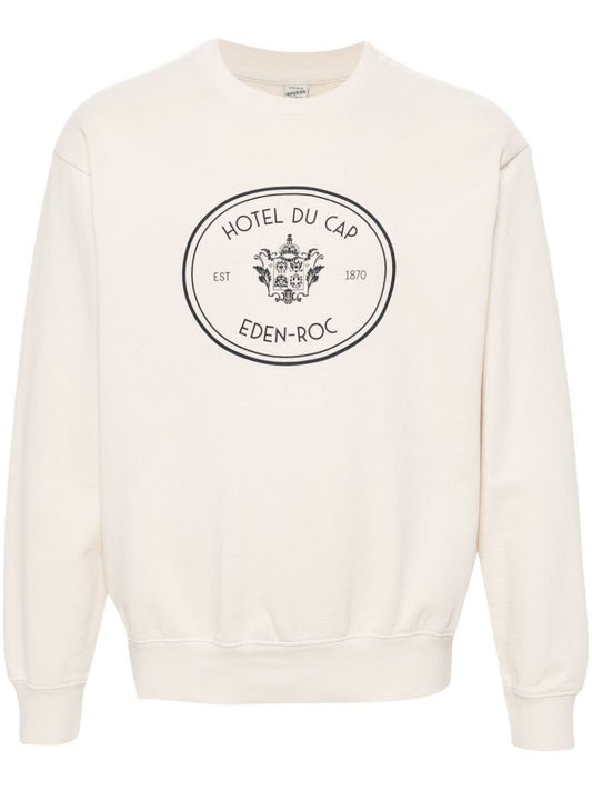 Sweat-shirt en coton avec écusson Eden