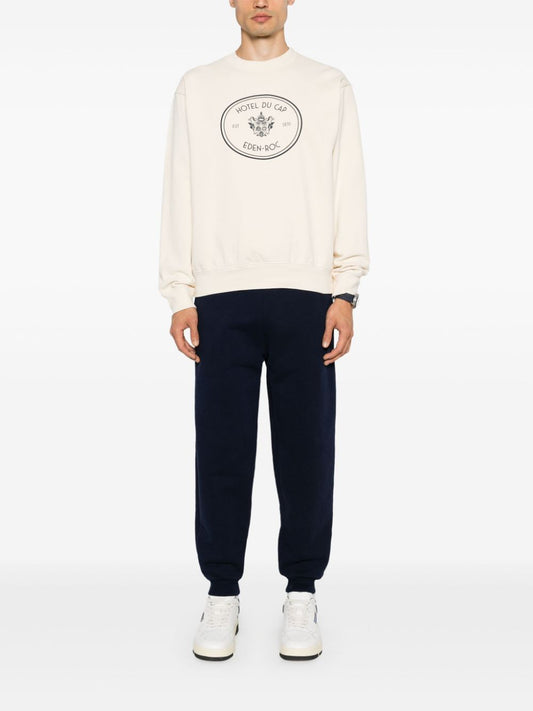 Sweat-shirt en coton avec écusson Eden