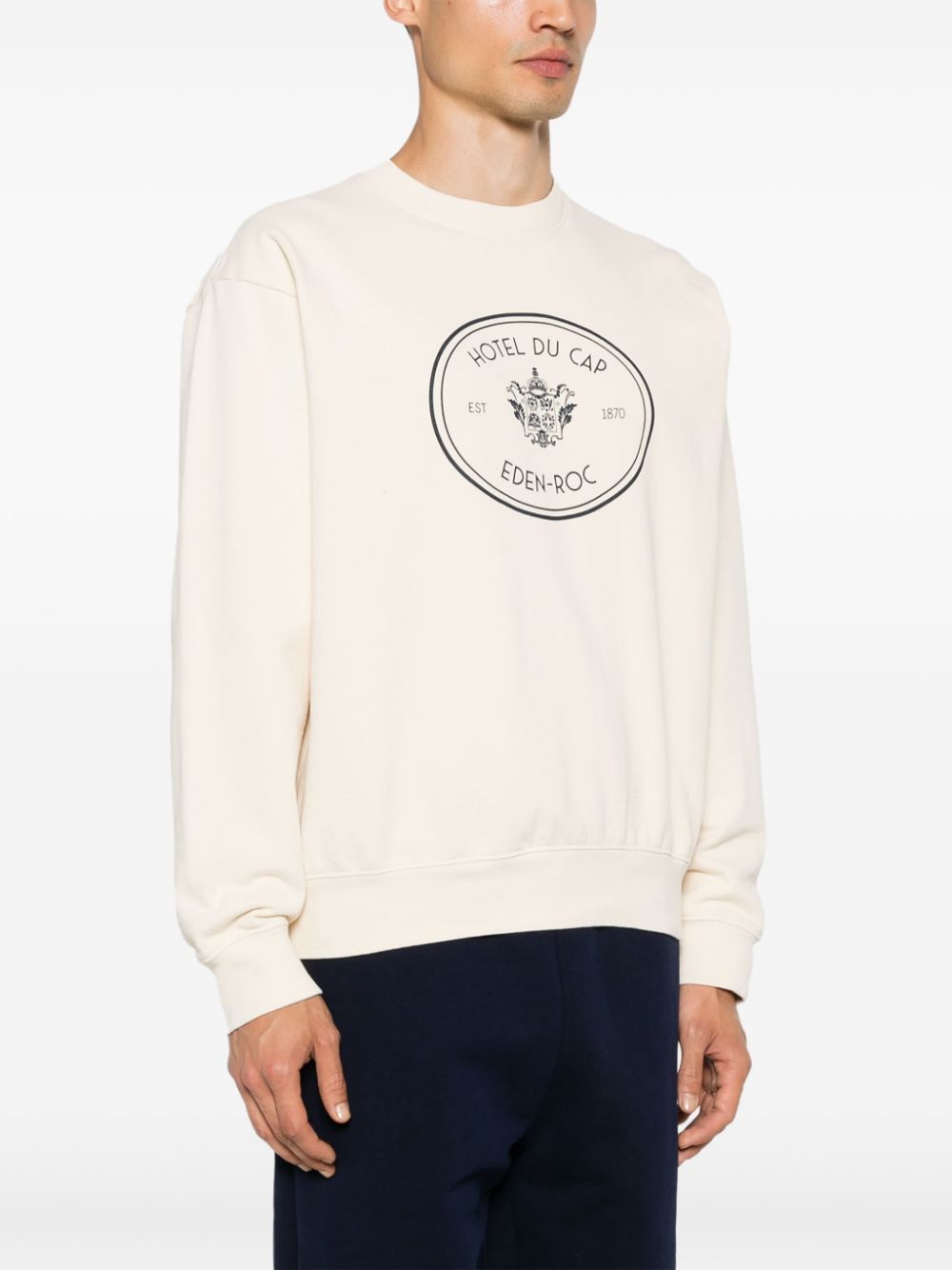 Sweat-shirt en coton avec écusson Eden