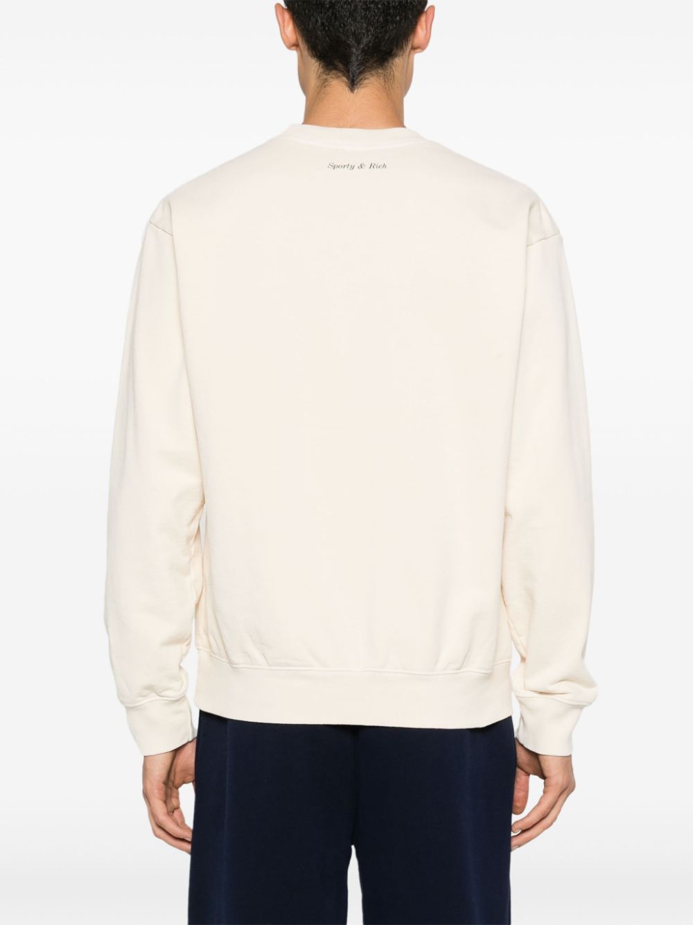 Sweat-shirt en coton avec écusson Eden