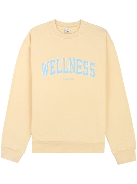 sweat-shirt à slogan imprimé