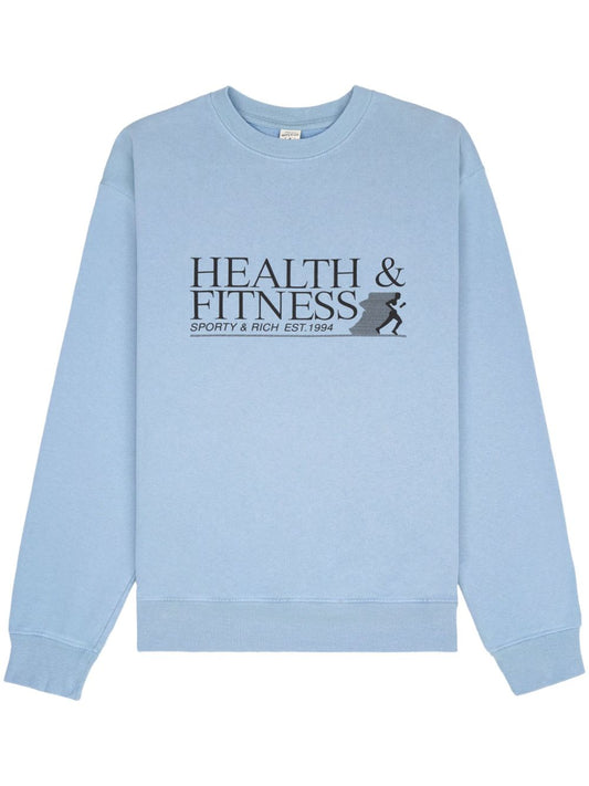 Sweat-shirt avec logo imprimé Santé et Fitness