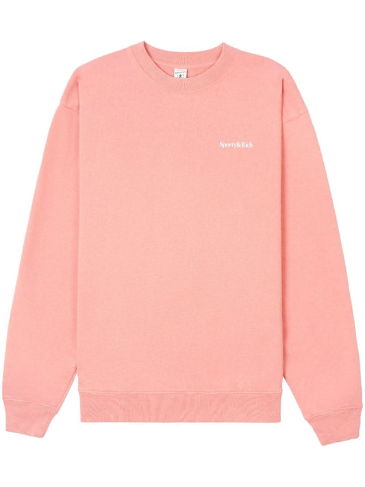 sweat-shirt ras du cou avec logo imprimé