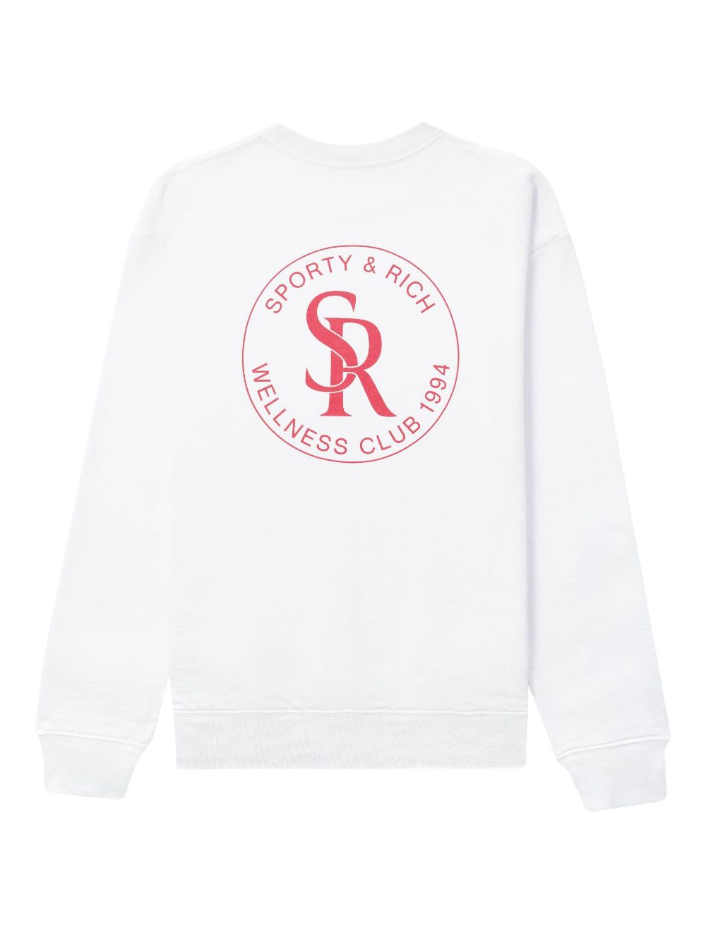 sweat-shirt en coton avec patch logo