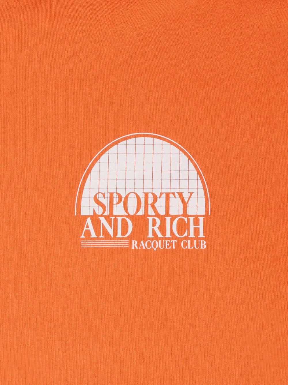 Racquet Club cotton hoodie