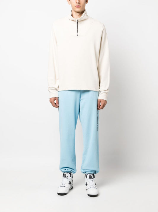 logo-print cotton track pants