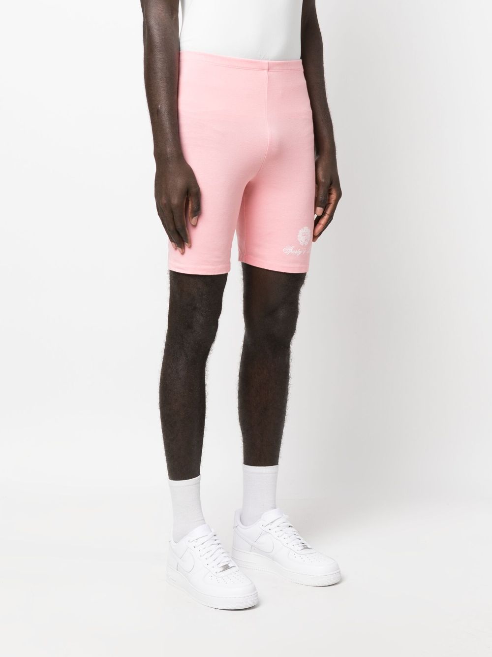 logo-print cycling shorts