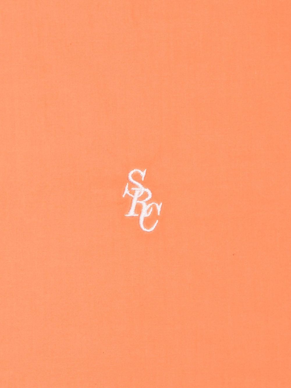 SRC logo-embroidered cotton shirt