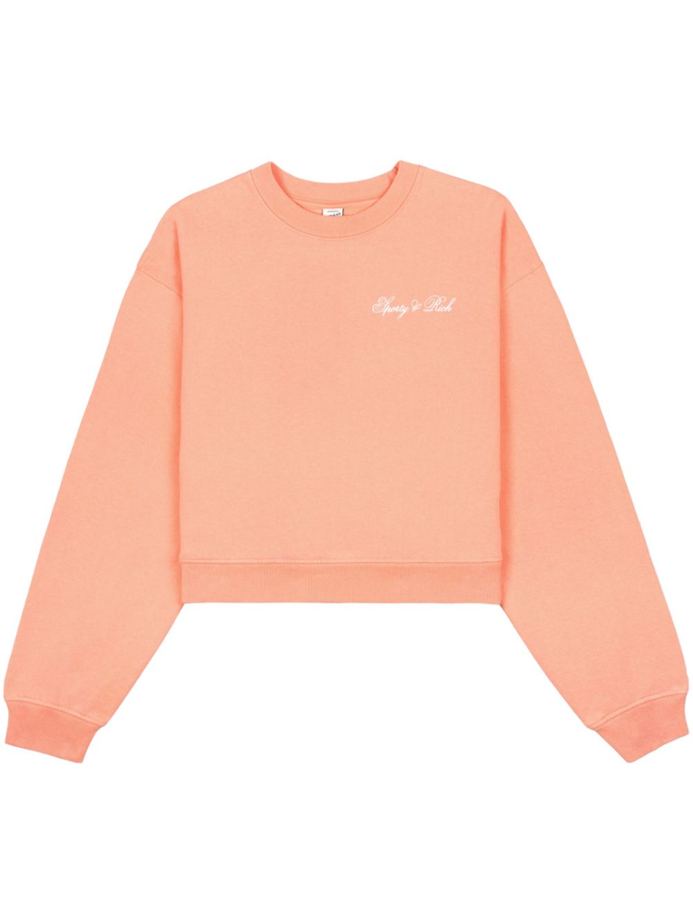 sweat-shirt en coton avec logo imprimé