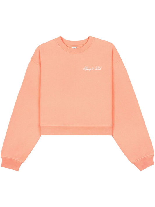 sweat-shirt en coton avec logo imprimé