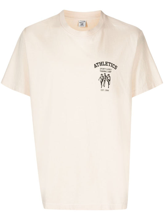 Athletics logo-print T-shirt