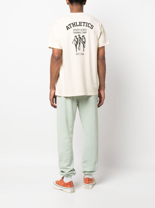 Athletics logo-print T-shirt