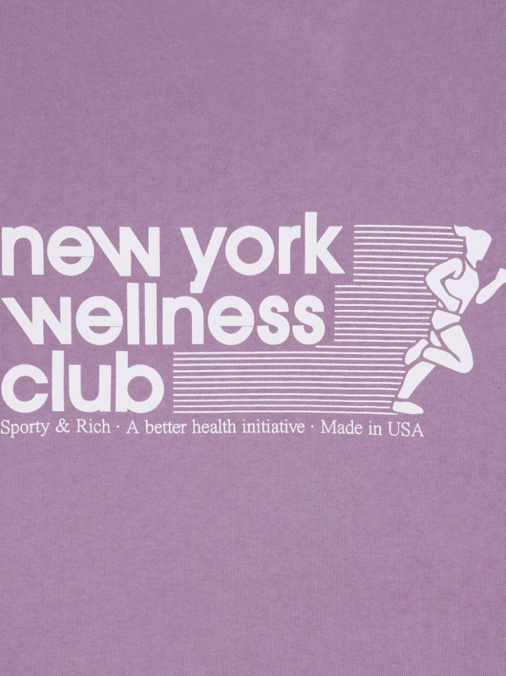 Sweat-shirt ras du cou USA Wellness Club