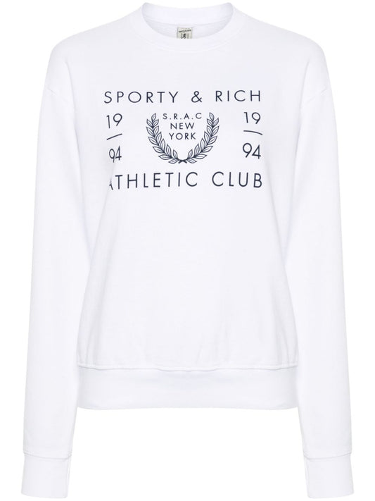 Sweat-shirt en coton avec imprimé logo SRAC